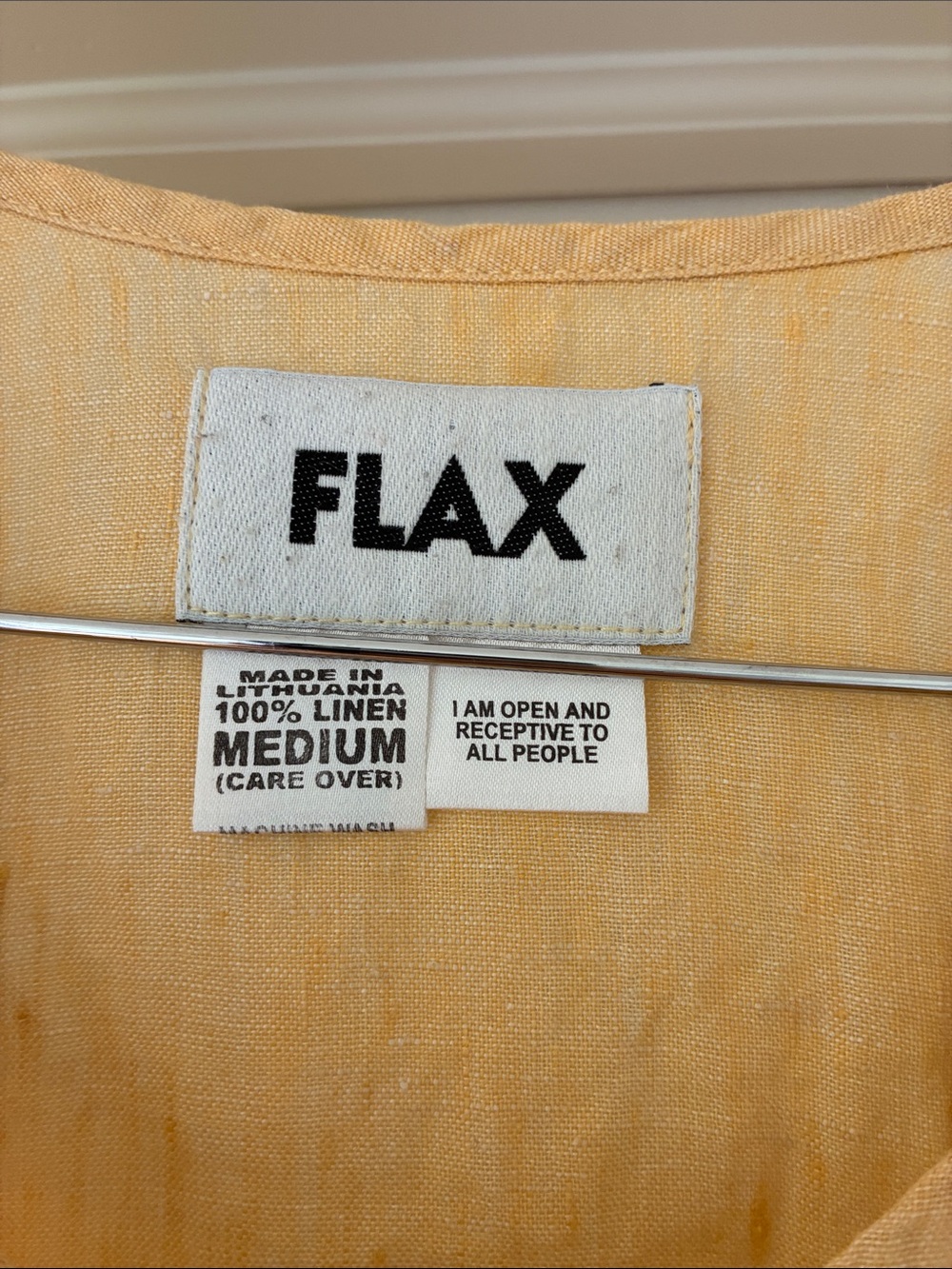 Vintage Flax button down linen top - Picture 2 of 6